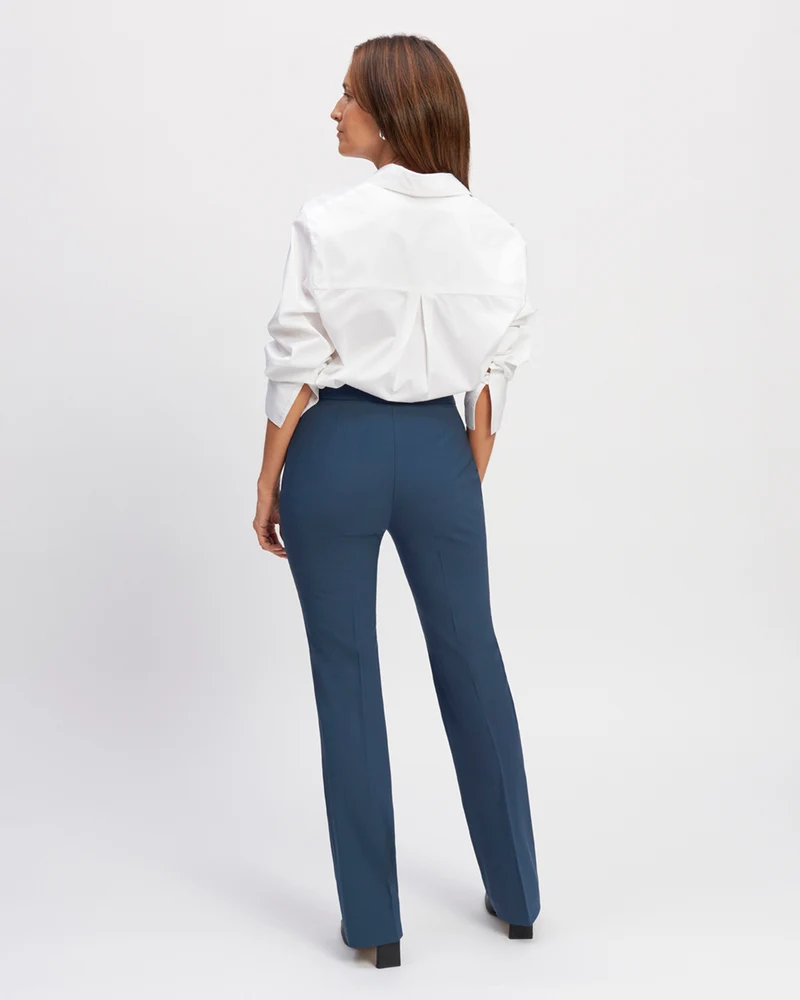 Pantalon flare Oslo - Pétrole