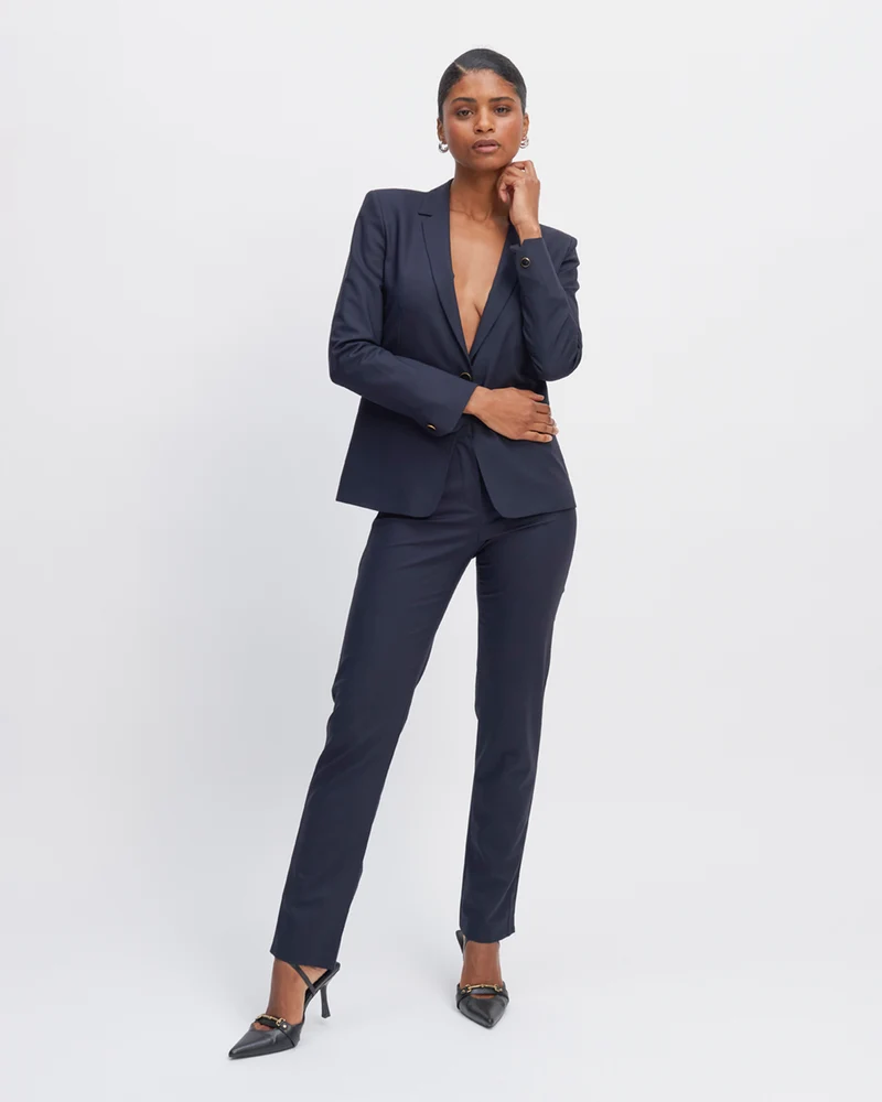 Pantalon Cigarette New-York - Bleu Marine
