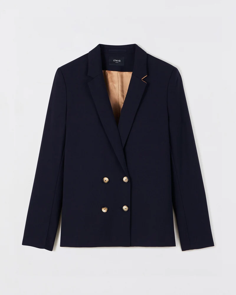 Veste croisée Boston - Bleu Marine