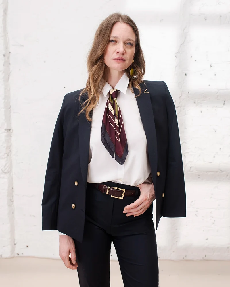 Veste croisée Boston - Bleu Marine