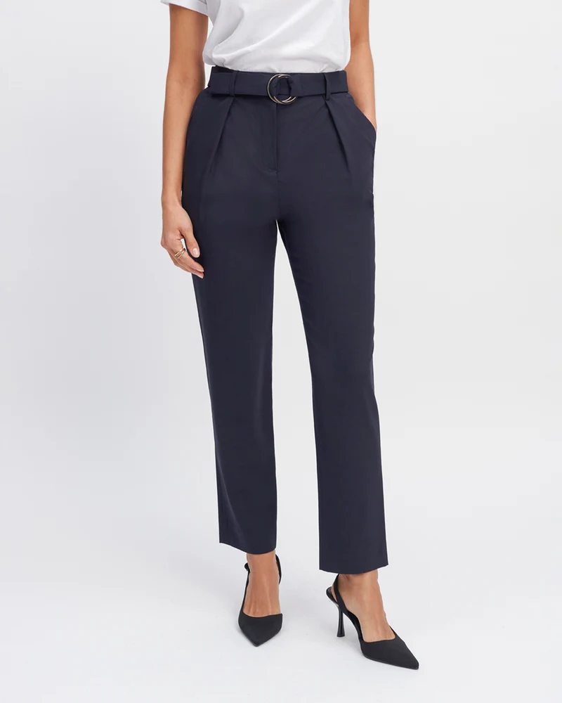 Pantalon carotte Casablanca - Bleu Marine