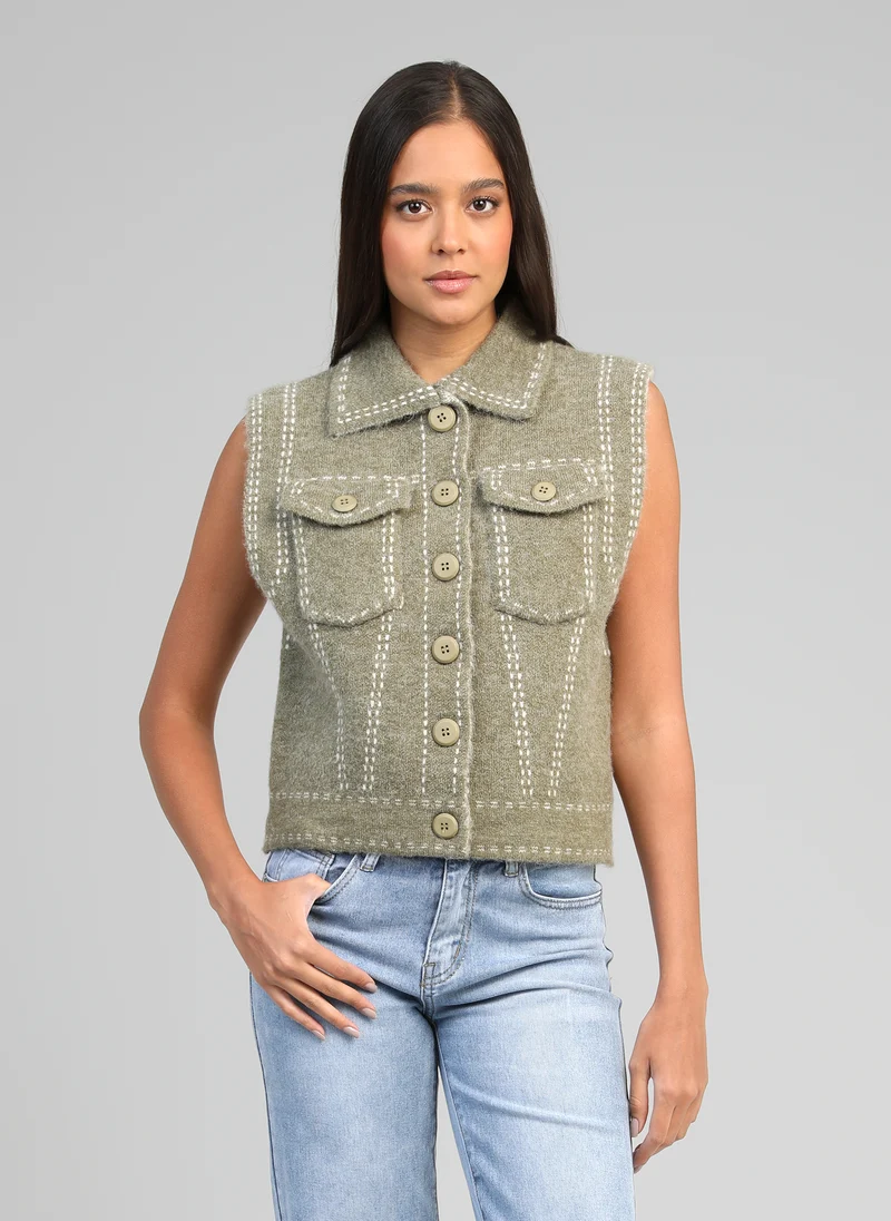 GILET LEWAYNE tilleul