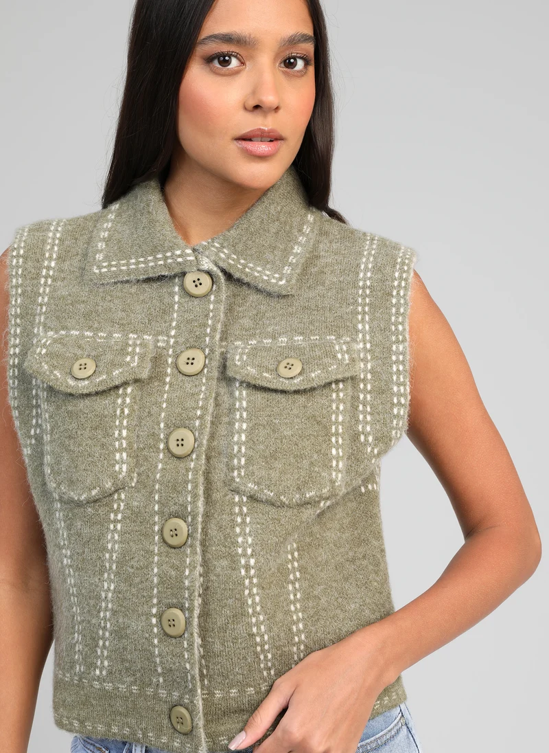 GILET LEWAYNE tilleul