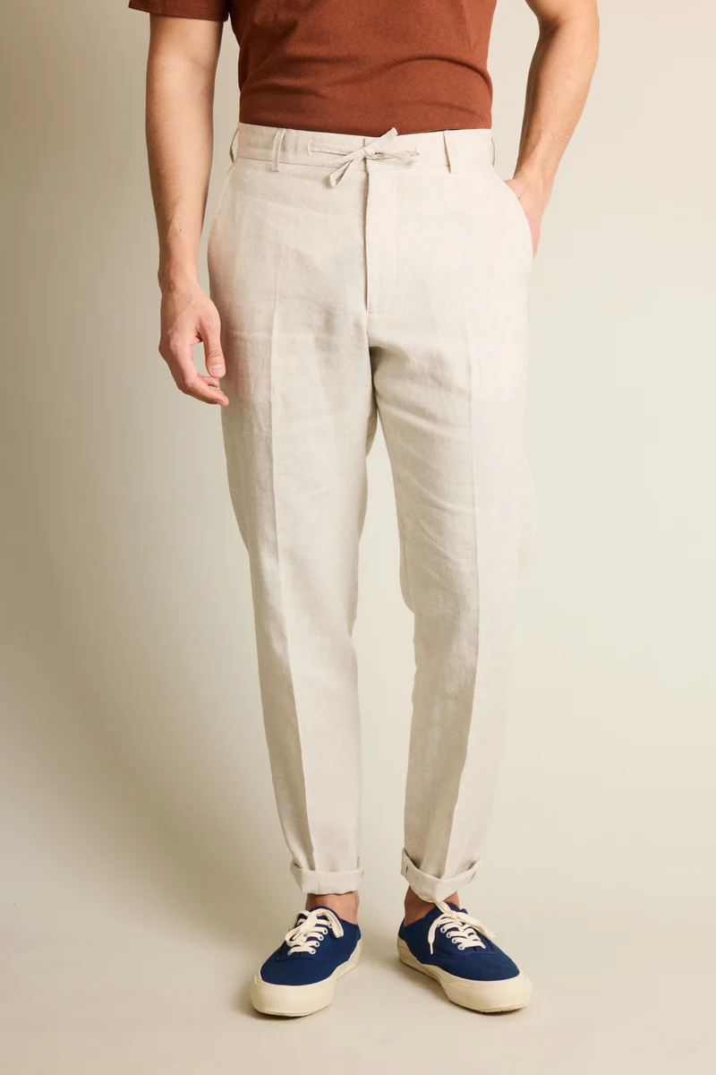 Pantalon lin écru