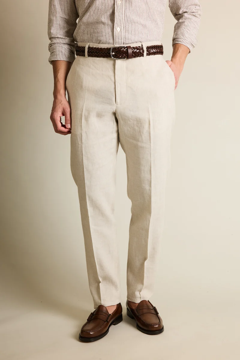 Pantalon lin écru