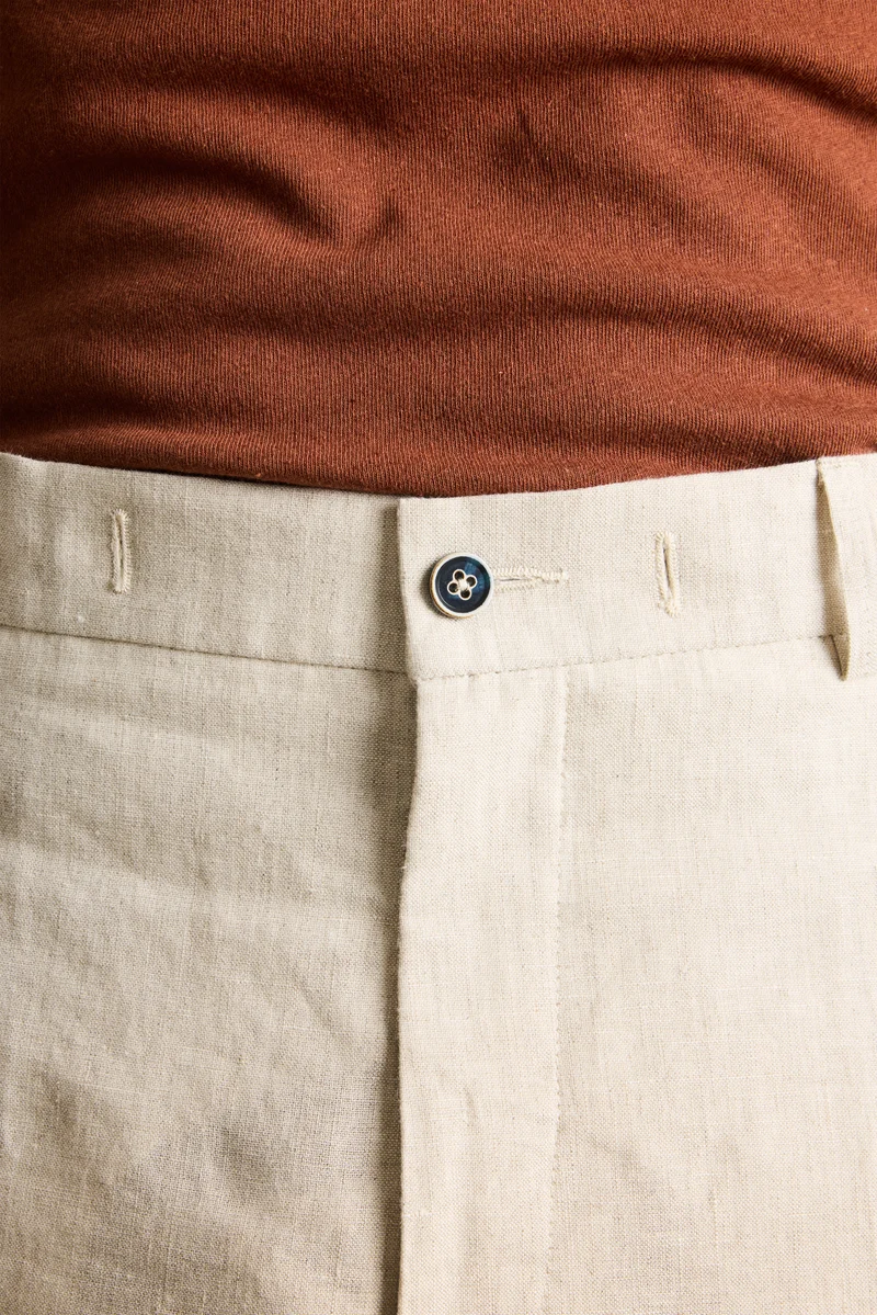 Pantalon lin écru