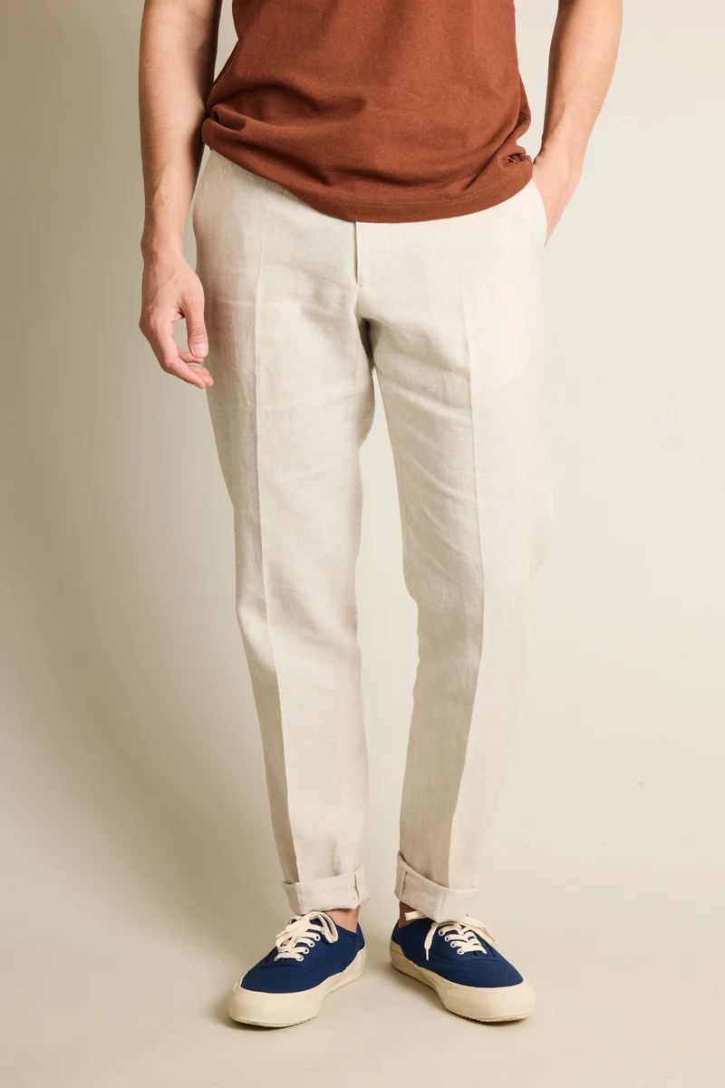 Pantalon lin écru