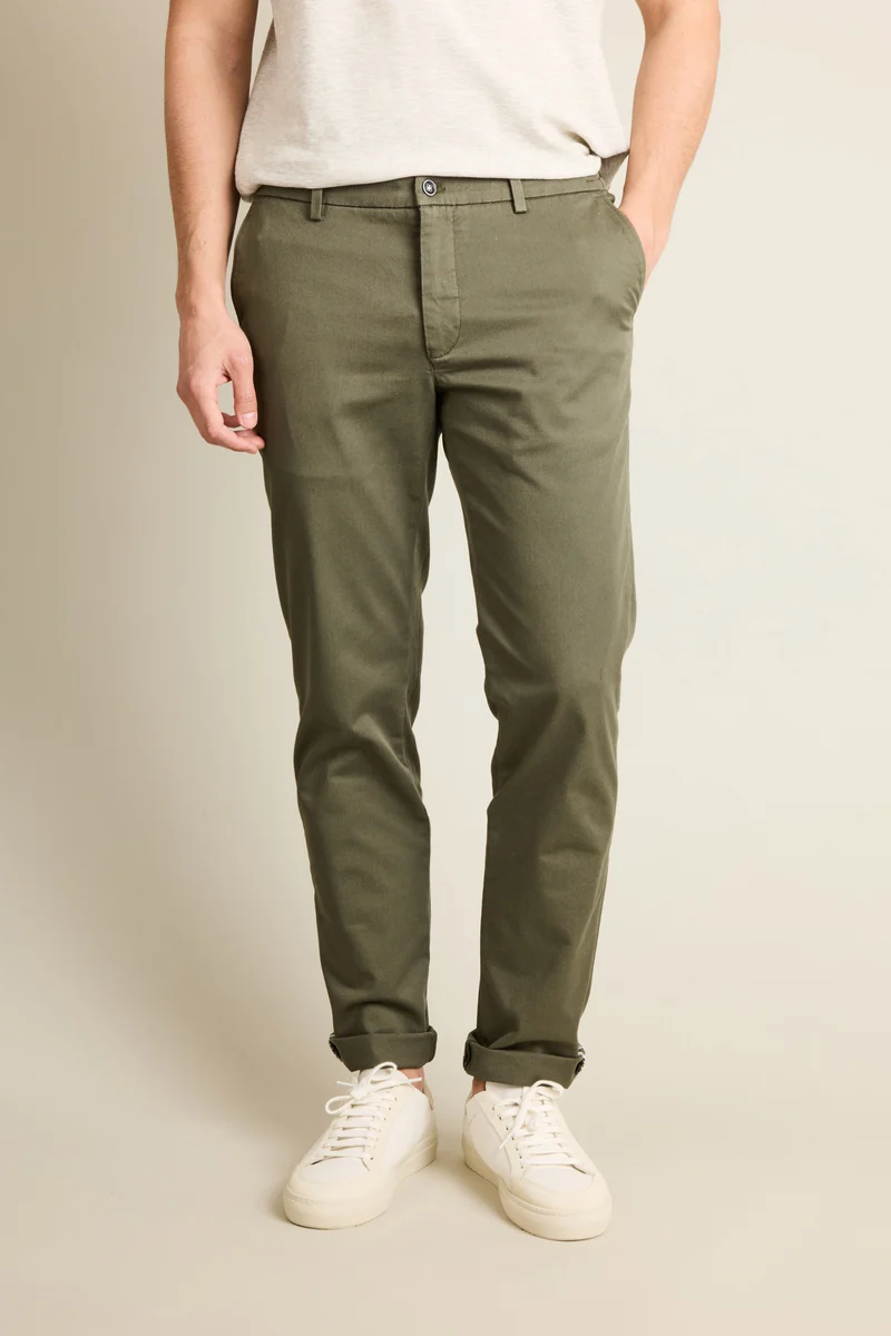 Chino easy semi-slim kaki