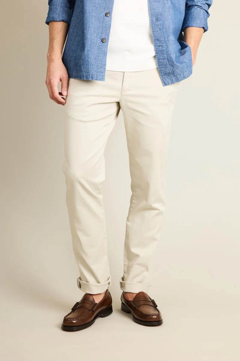 Chino easy semi-slim craie