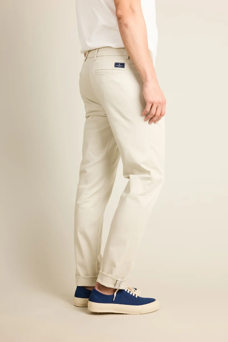 Chino easy semi-slim craie