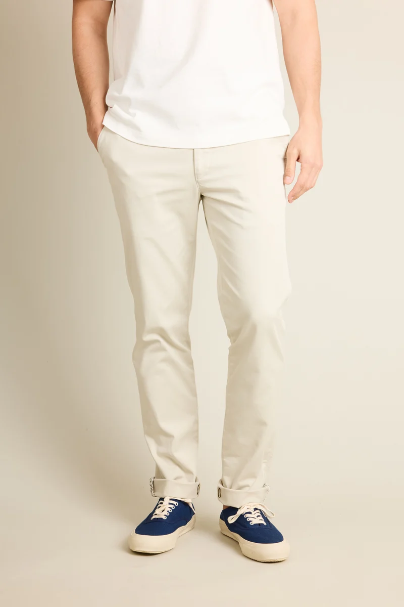 Chino easy semi-slim craie
