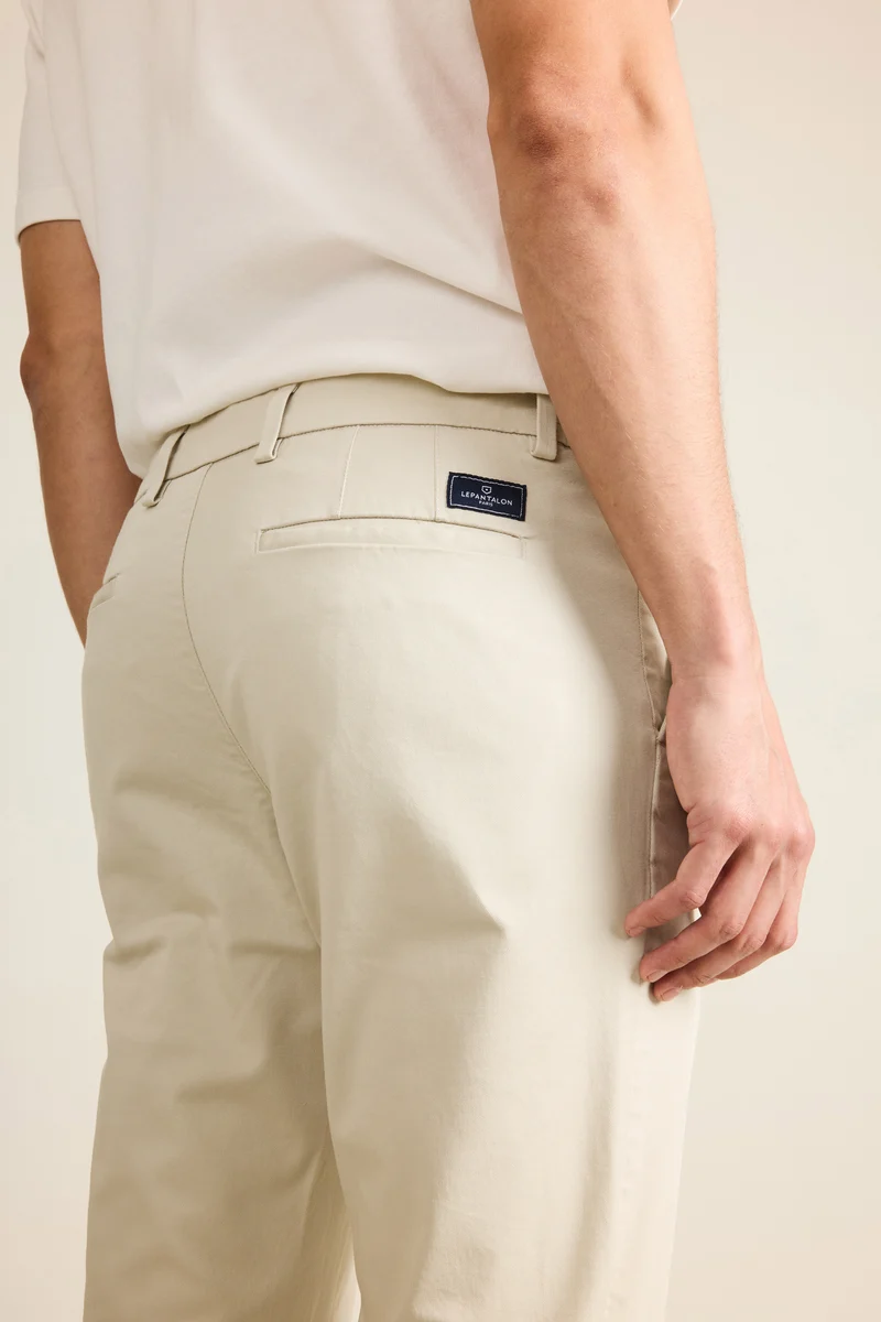 Chino easy semi-slim craie