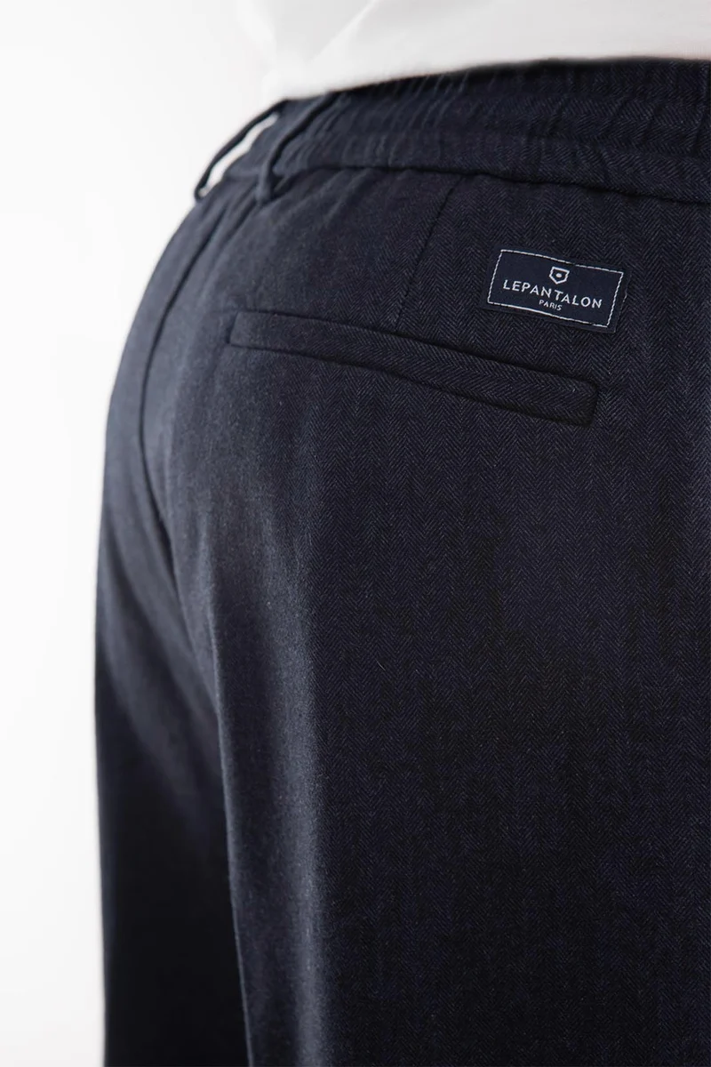 Pantalon Chaud Bleu Marine