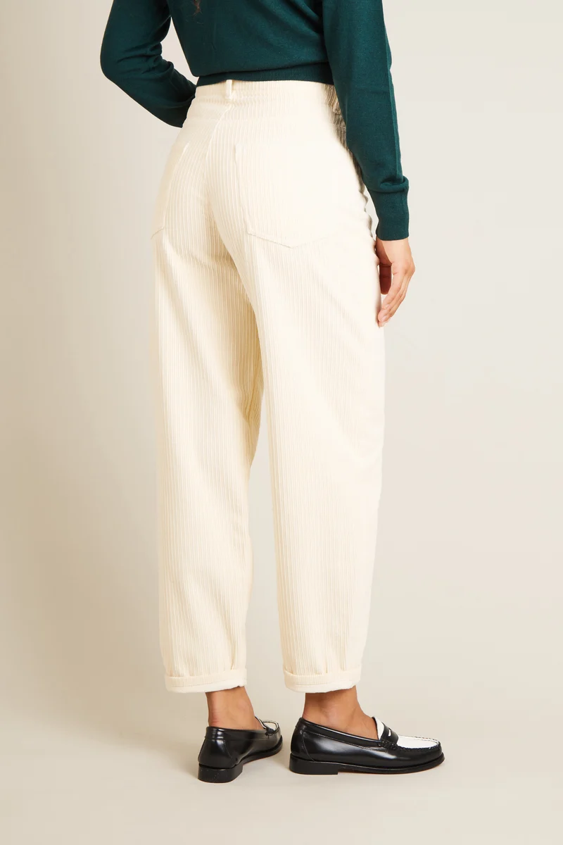 Pantalon velours balloon