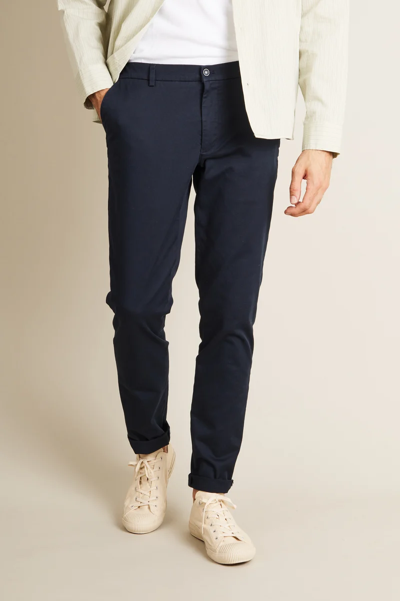 Chino easy semi-slim bleu marine