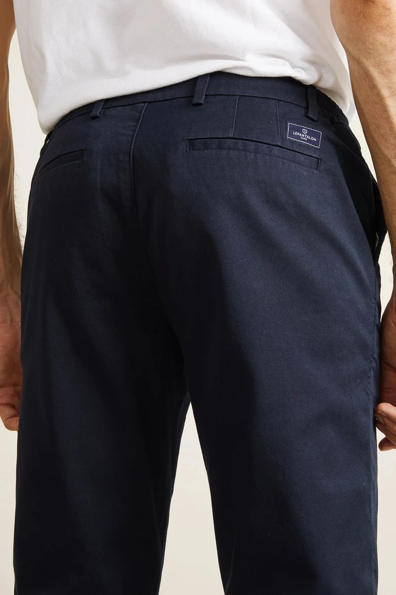 Chino easy semi-slim bleu marine