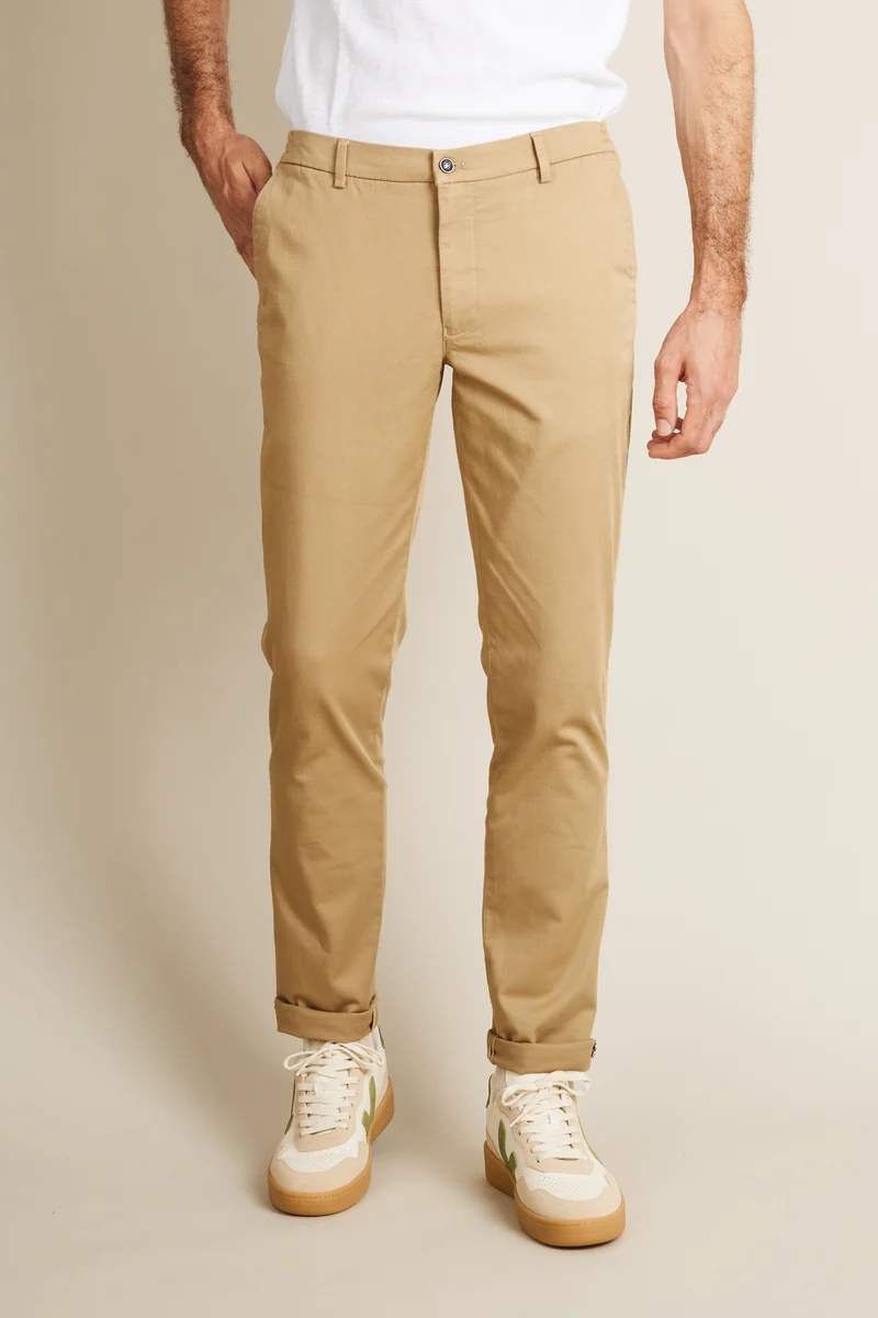 Chino easy semi-slim beige