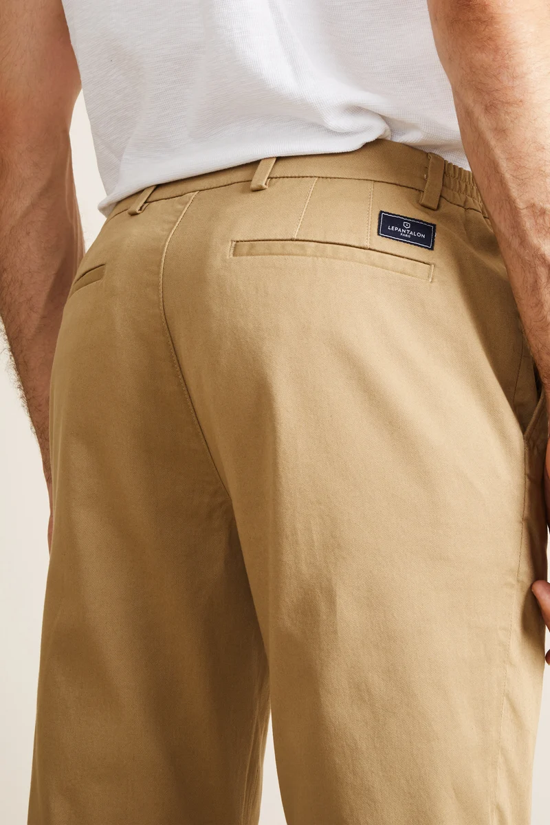 Chino easy semi-slim beige