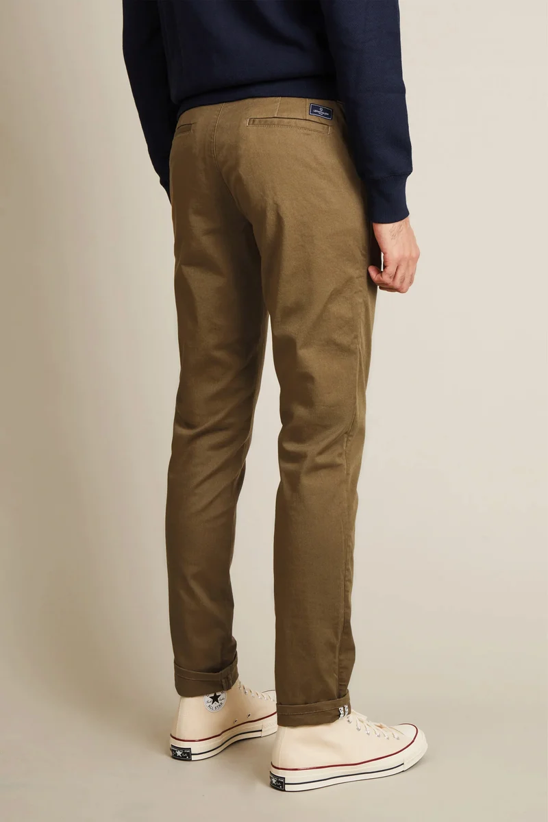 Chino easy semi-slim tabac