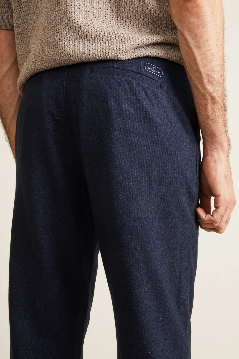 Chino chaud easy bleu marine