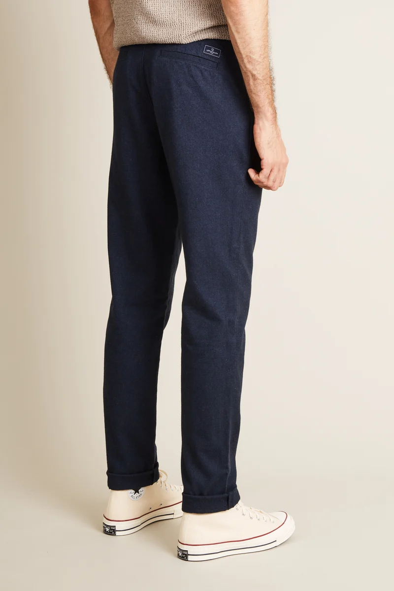 Chino chaud easy bleu marine