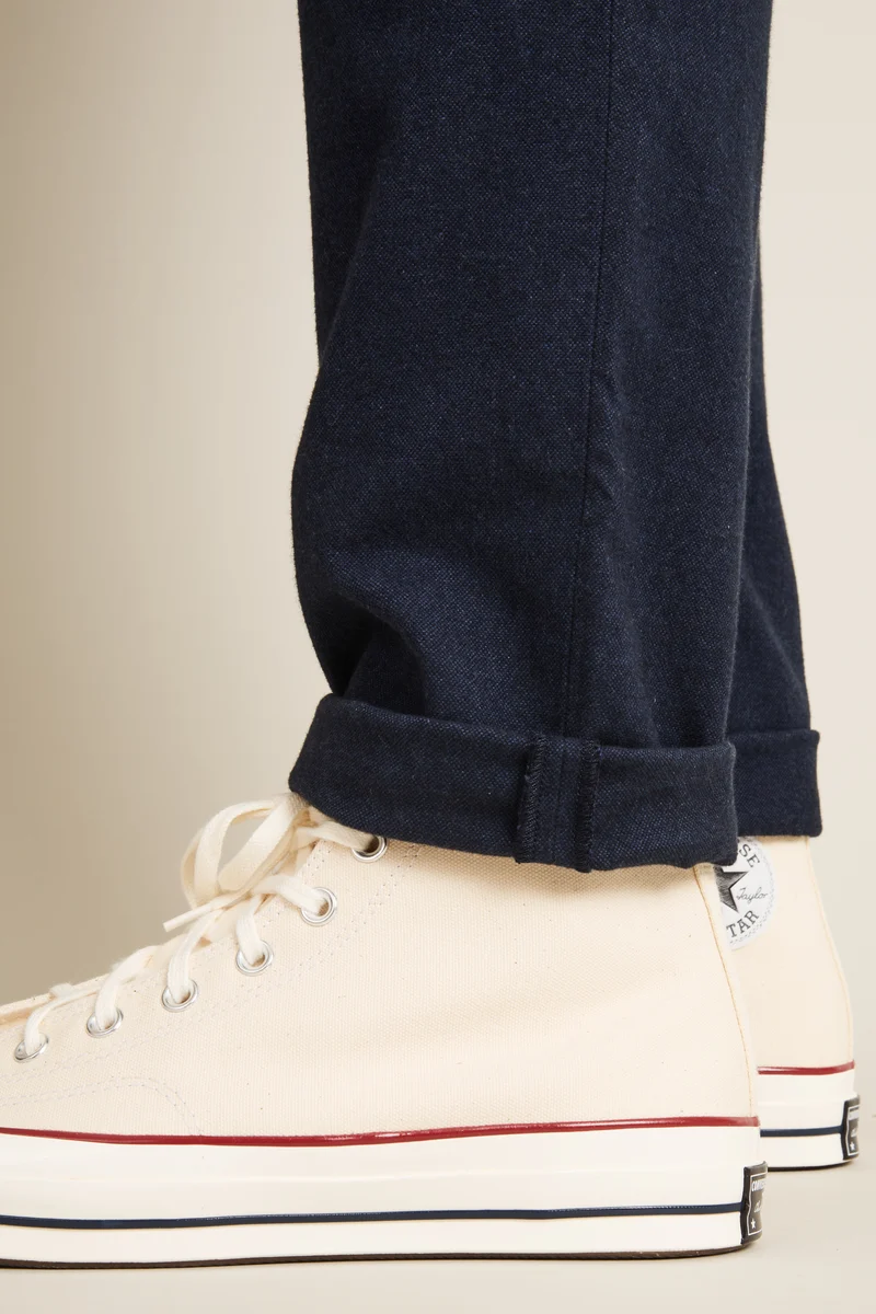Chino chaud easy bleu marine