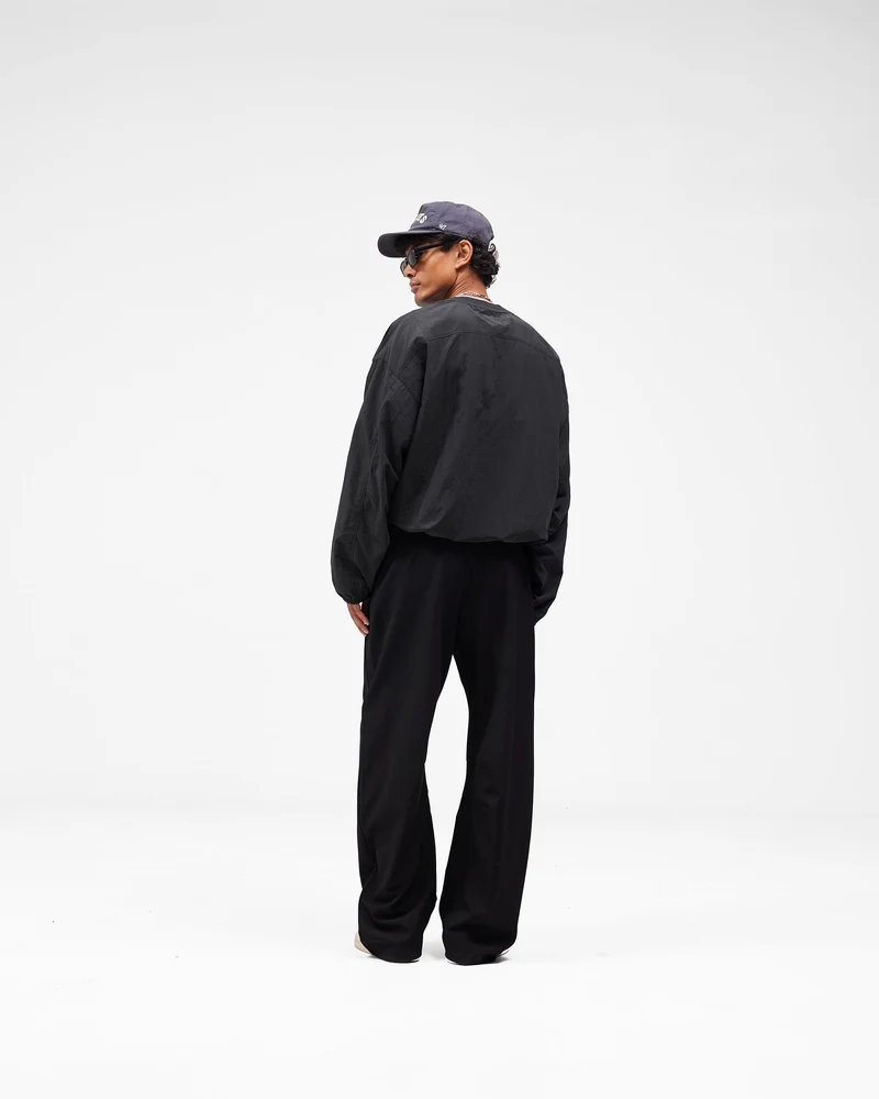 New York Yankees x Represent Nylon Pullover - Faded Black