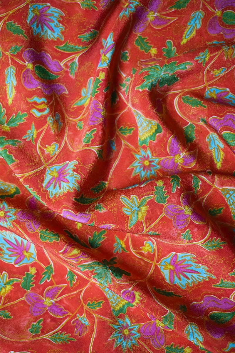 Robe Fatale en soie Java