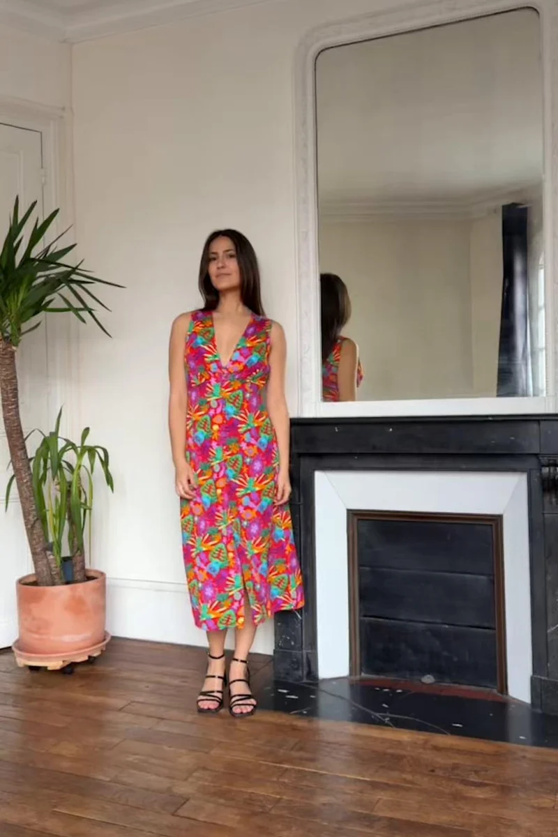 Robe Melusine Jungle