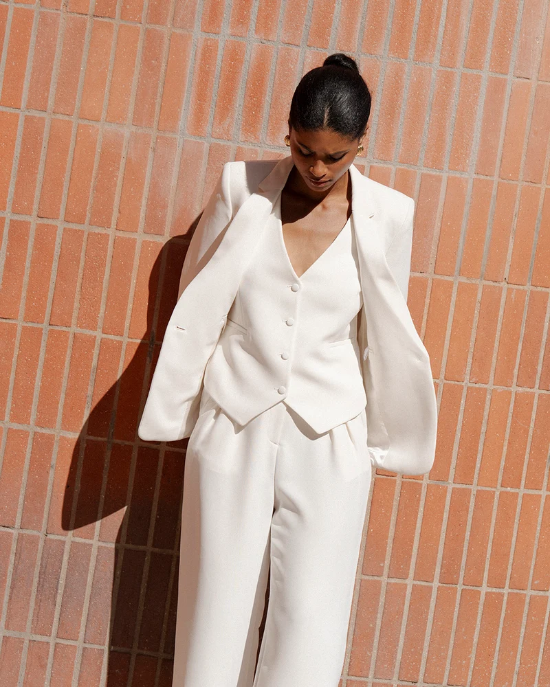 Veste blazer Paris - Blanche