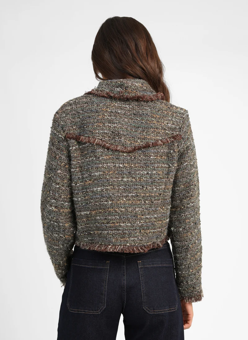VESTE CRISTIANI chocolat