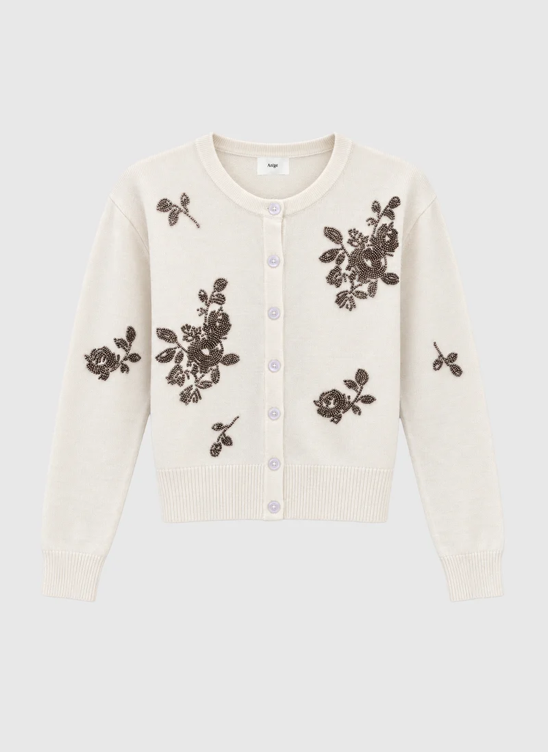GILET NAPAYETTE vanille