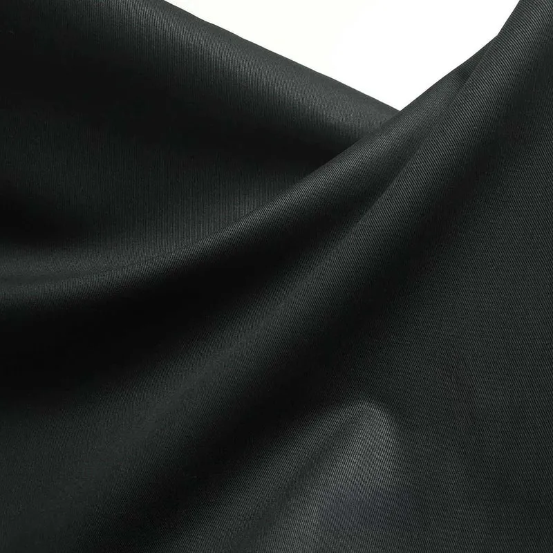 Tissu gabardine sergé de coton | Couleurs unies