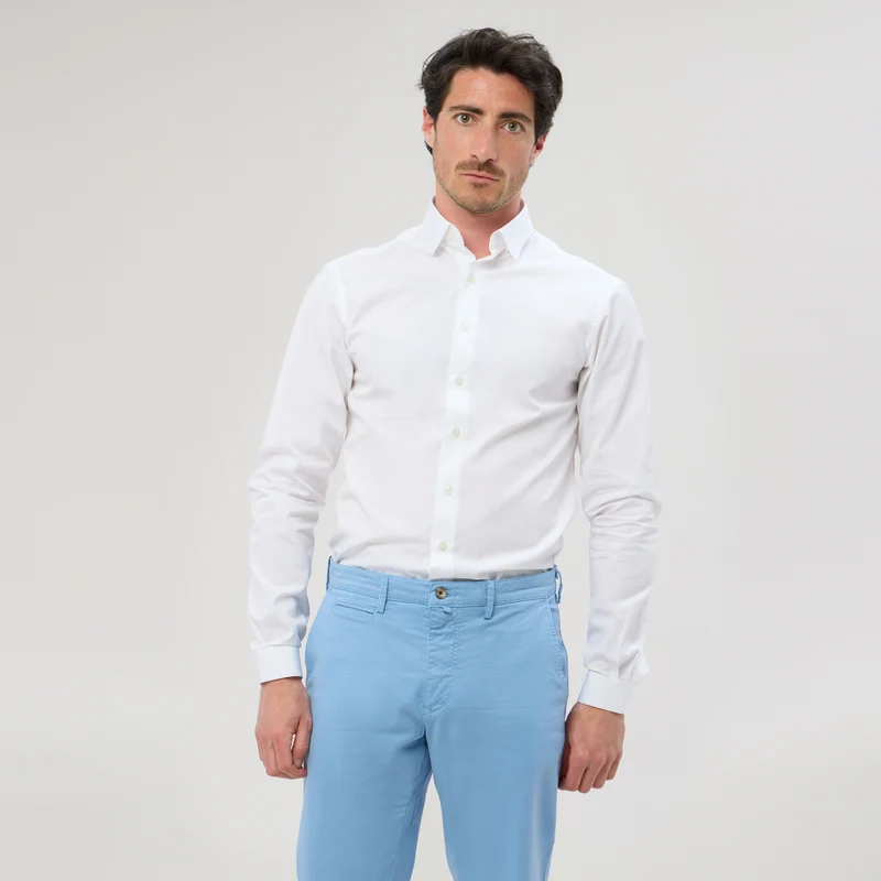 Pantalon "Pornichet E25" Chino Bleu Ciel