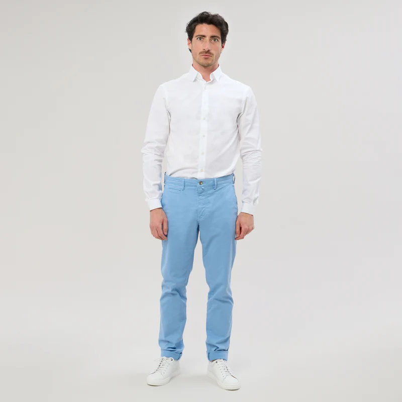 Pantalon "Pornichet E25" Chino Bleu Ciel