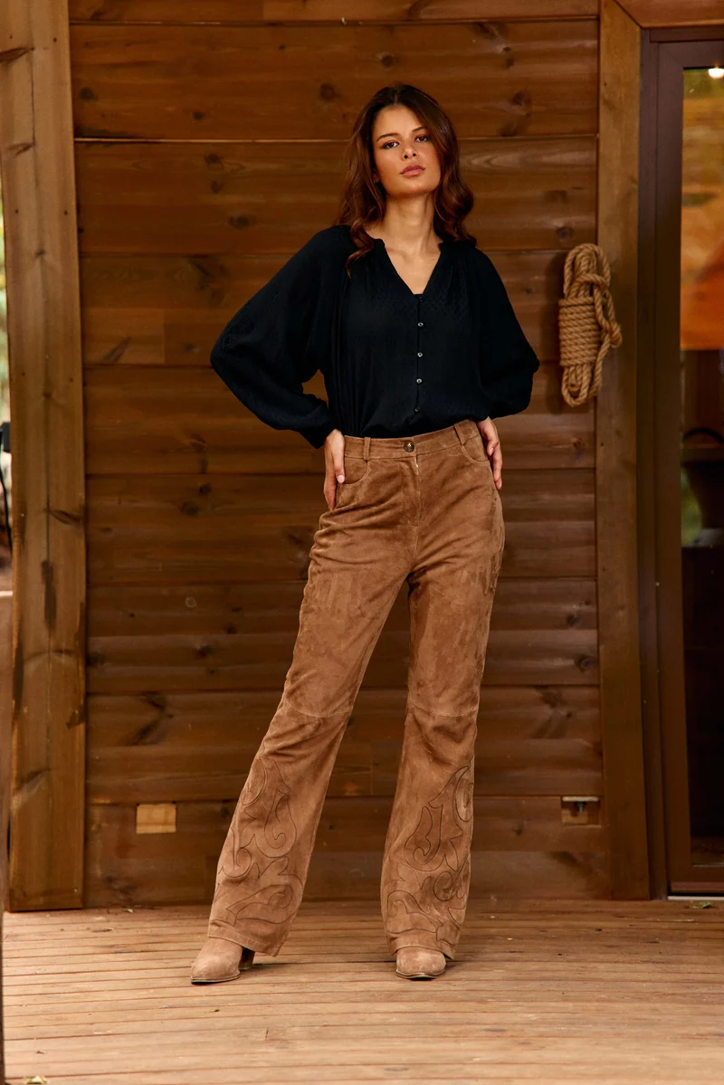 Farey - Pantalon en cuir