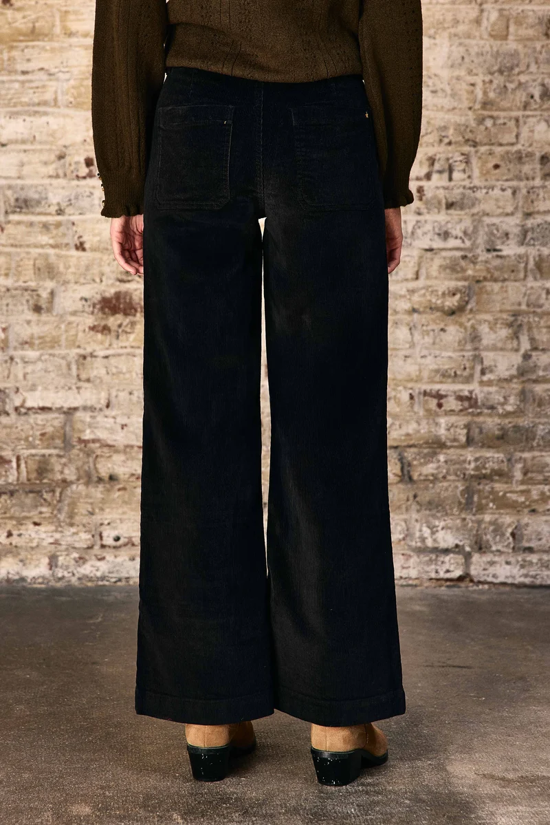 Atlanty - Pantalon large en velours
