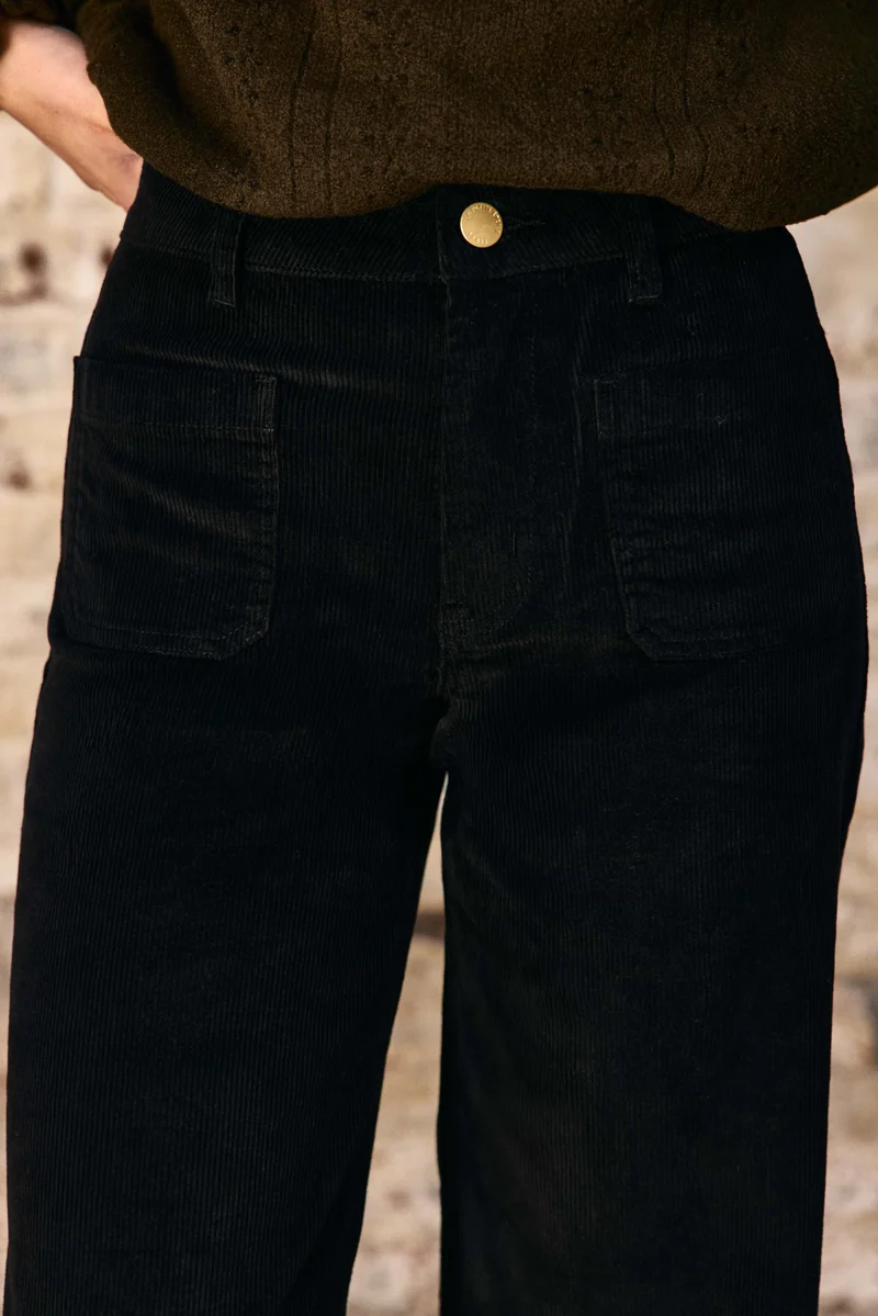 Atlanty - Pantalon large en velours