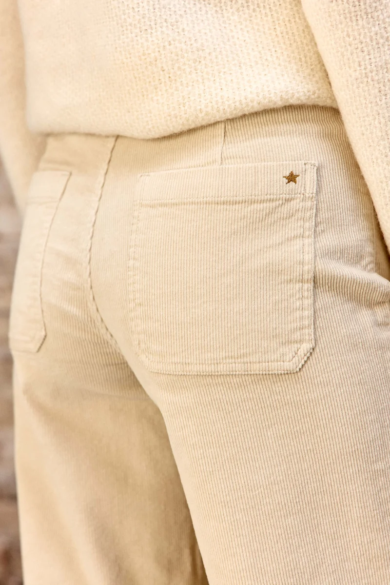Atlanty - Pantalon large en velours