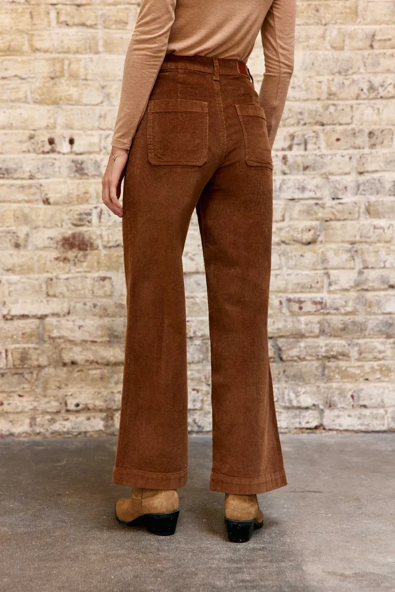 Atlanty - Pantalon large en velours
