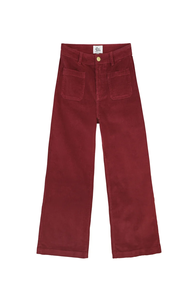 Atlanty - Pantalon large en velours