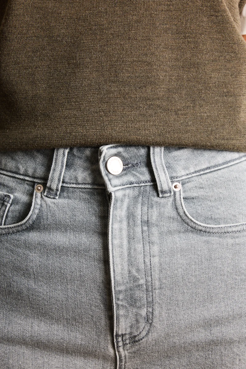Jean wideleg gris