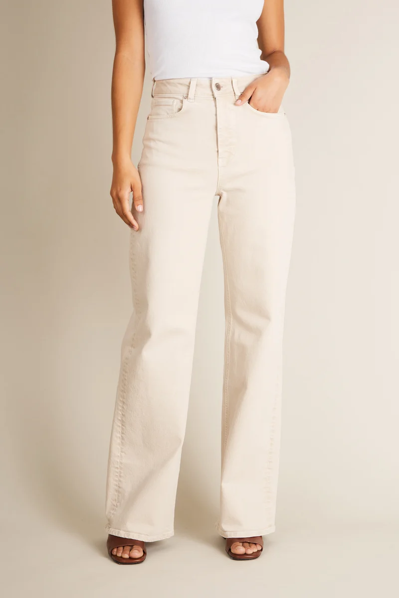 Jean wideleg sable