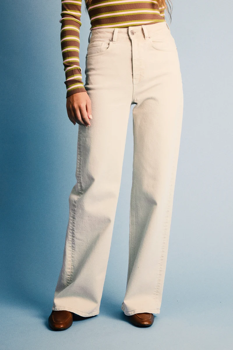 Jean wideleg sable