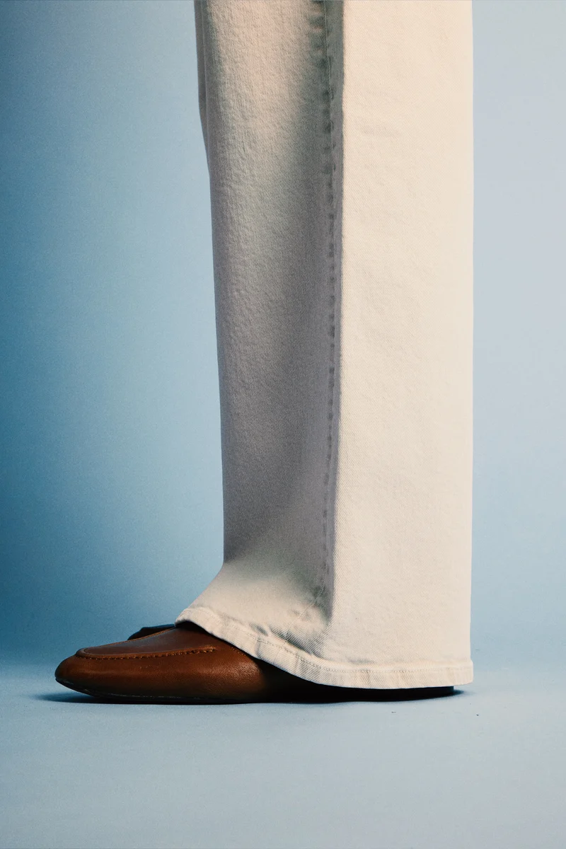 Jean wideleg sable