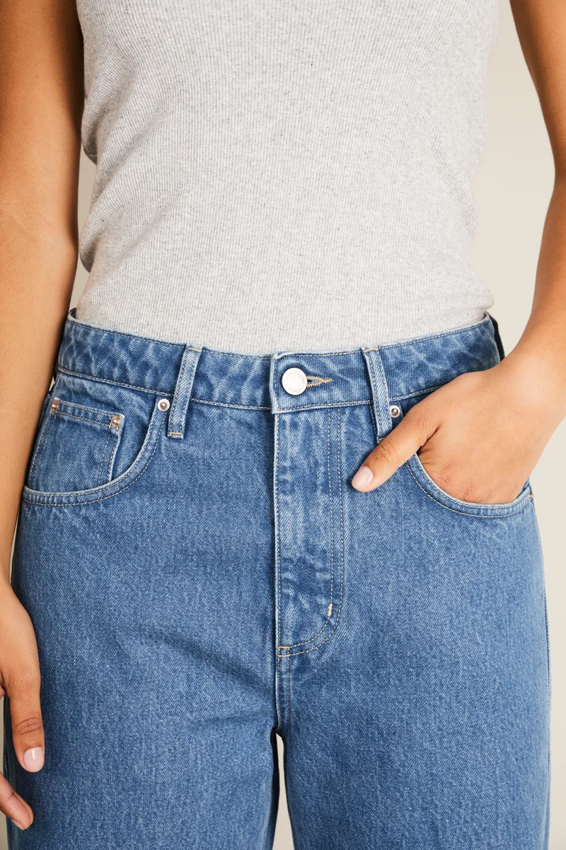 Jean boyfriend middle blue