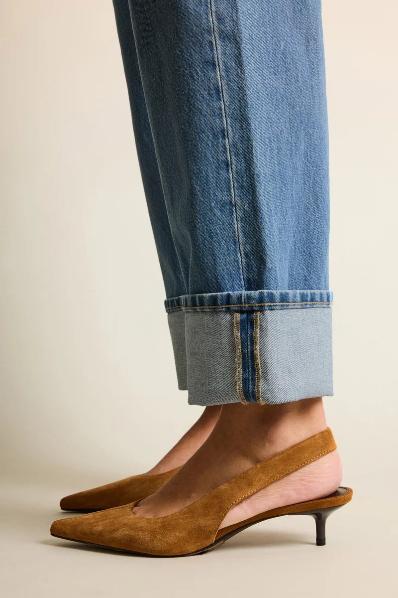 Jean boyfriend middle blue