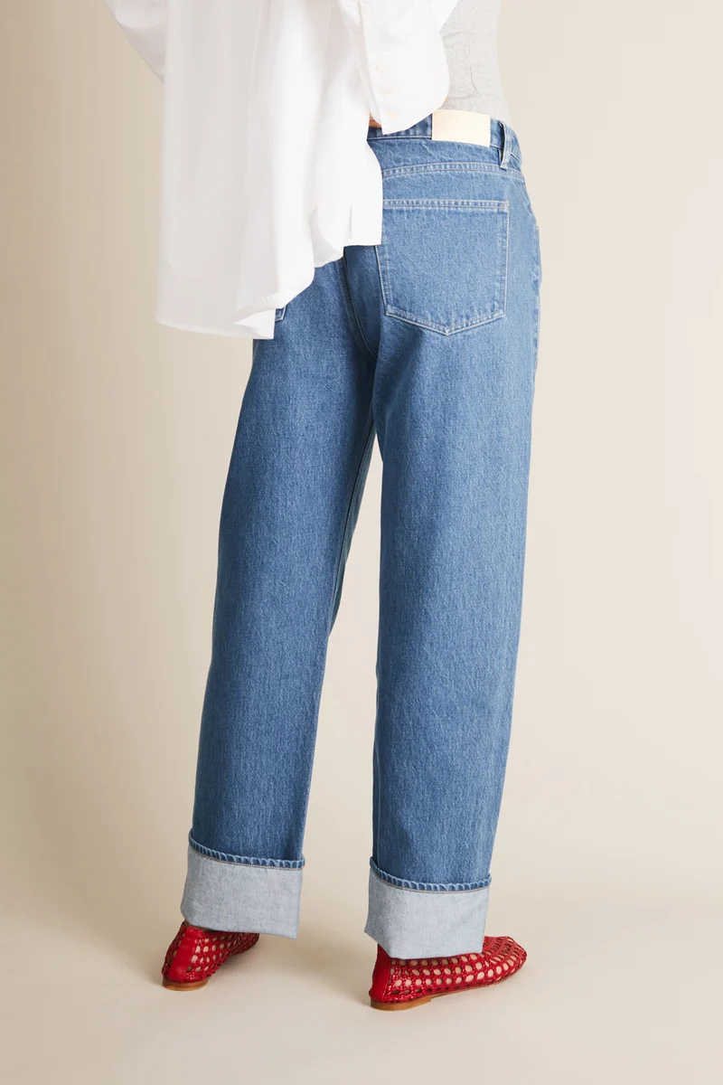 Jean boyfriend middle blue