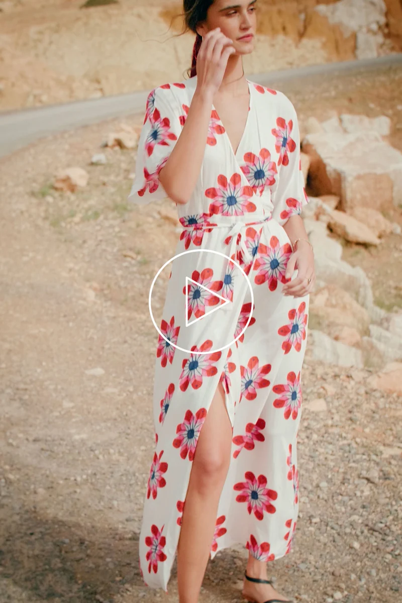 Robe Kimono imprimé Sicuani