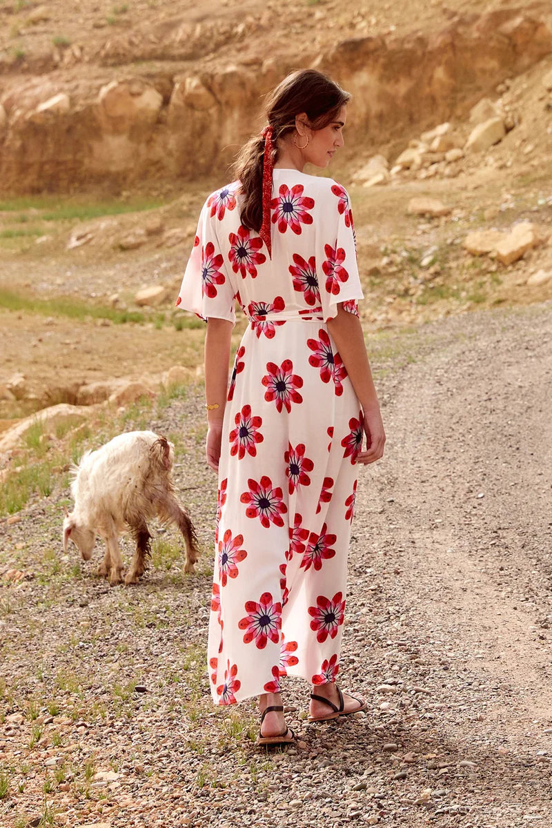 Robe Kimono imprimé Sicuani